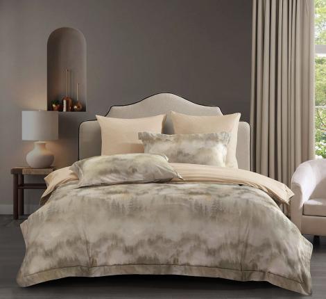 Постельное белье "Asabella" 2290-6 Фланель, Евро