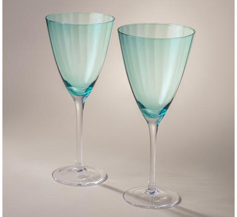 Набор бокалов для вина 2 штуки "MIRAGE" EMERALD, 410 мл