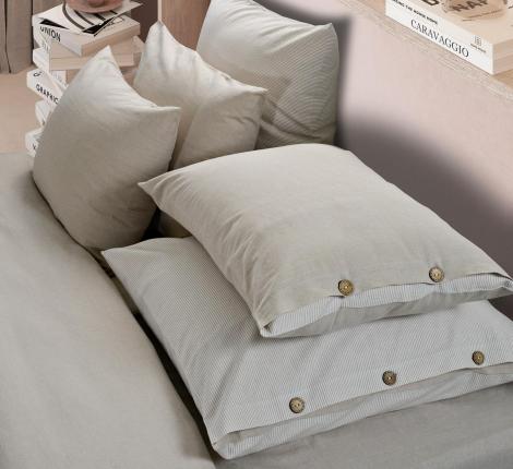 Постельное бельё Sharmes "Rustic melange" Евро, бежевый