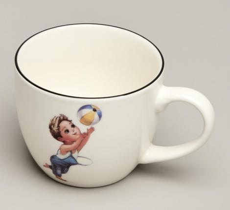 Набор детской посуды "ВЕСЕЛЫЙ МАЛЬЧИК", 3 предмета