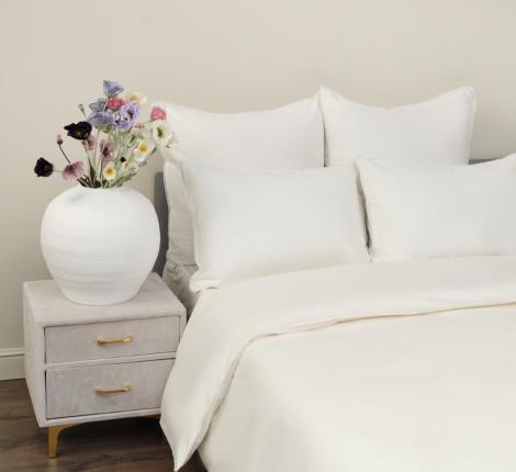 Постельное белье "Sofi de Marko" Милла (молоко) Сатин, Евро