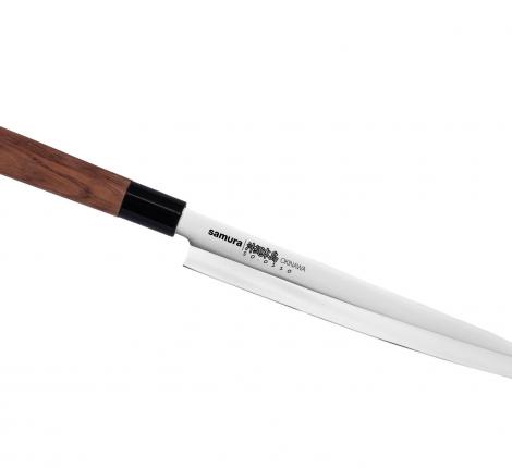 Нож кухонный &quot;Samura OKINAWA&quot; Янагиба 240 мм, палисандр (с тату)