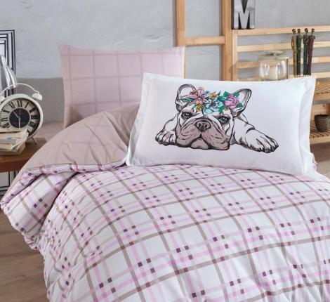 Постельное бельё Hobby Home &quot;Monart STUDIO&quot; (розовый) Поплин, 1,5 спальный