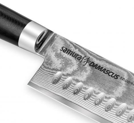 Нож кухонный &quot;Samura DAMASCUS&quot; Сантоку 180 мм, G-10