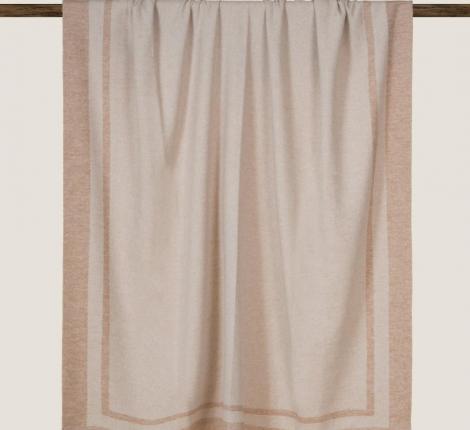Плед хлопковый Frati "COUNTRY" CAMMELLO (бежевый), 130х170