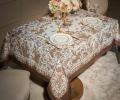 Скатерть с пропиткой SANTALINO "ROYAL GARDEN" 140х180 см, белый