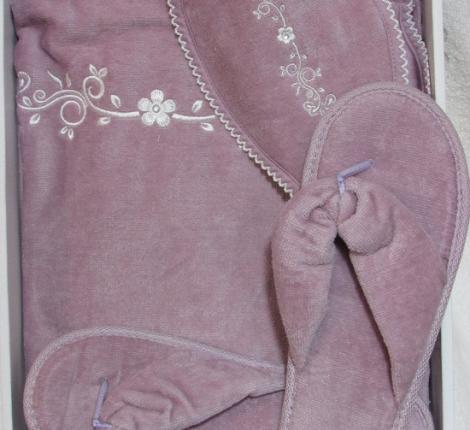 Набор для сауны женский Maison Dor "BELLE" (фиолетовый)