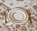 Скатерть овальная с пропиткой "RICH GARDEN", 180х300 см