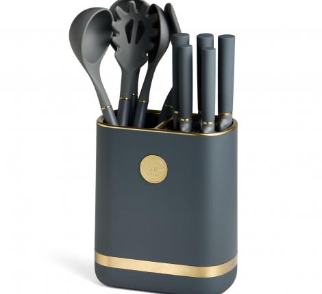 Набор кухонных ножей (5 шт.) и приборов "AGNESS" 671-222, 11 предметов