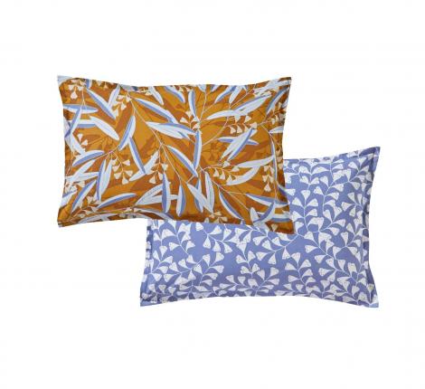 Постельное бельё "Blanc des Vosges" BOTANICO OCHRE (желтый) перкаль, Евро