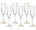 Набор бокалов для шампанского 6 штук "SAME" 103-616, 200 мл
