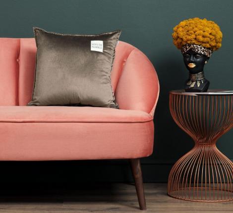 Подушка декоративная "Sofi de Marko" Ноэми (мокко) Велюр, 45х45