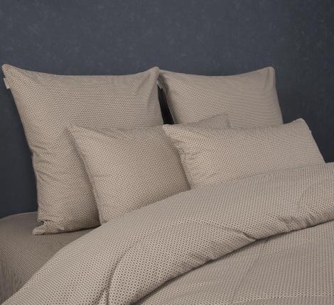 Постельное белье с одеялом "Kazanov.A." Паркер (капучино беж) Велюр/Egypt Cotton, Семейный