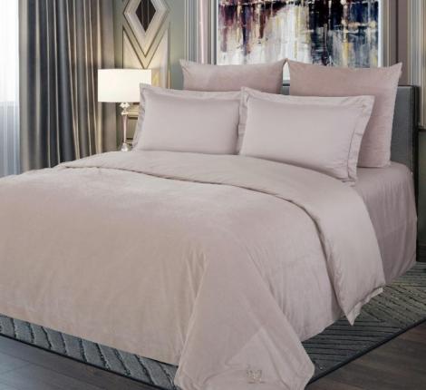 Постельное белье "Kazanov.A." Lindor Premium (пудра жемчуг) Egypt Cotton, Евро