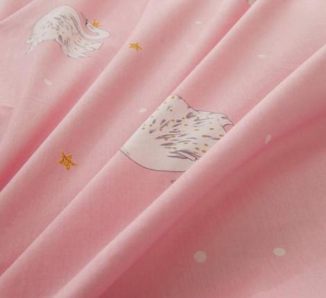 Постельное белье детское "Sofi de Marko" Лебедушка (персик) Сатин, 1,5 спальный