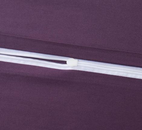 Постельное бельё "KARTEKS" сатин однотонный с кантом HK-10 (фиолетовый), Евро