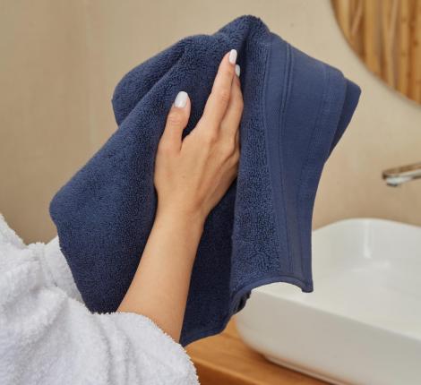 Полотенце для рук  Шанти 41х76, темно-синий