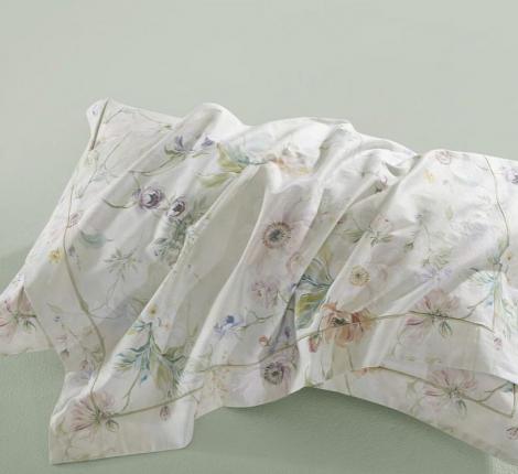 Постельное бельё с одеялом "Asabella" 2337-OMP Сатин, Евро