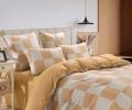 Постельное белье "Sofi de Marko" Джерри (бежевый) Сатин, Семейный