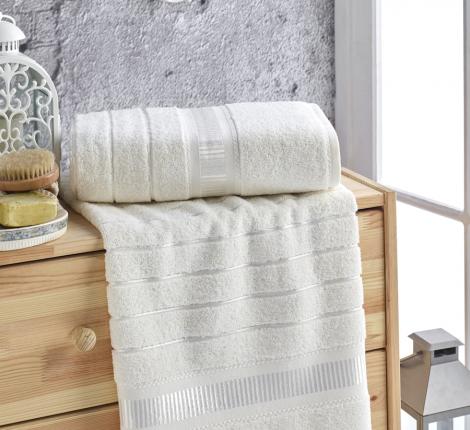 Полотенце махровое 50х90 NUSA "Elegans", кремовый