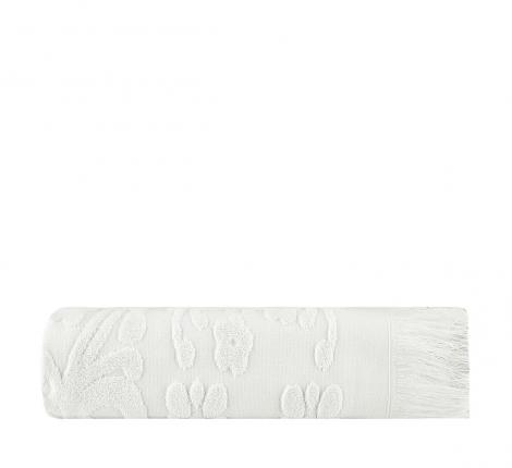 Полотенце махровое Arya с бахромой Isabel Soft 70х140, Экрю