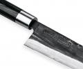 Нож кухонный &quot;Samura SUPER 5&quot; Сантоку 182 мм, гвоздичное масло, салфетка