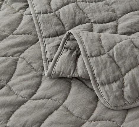 Покрывало "Sofi de Marko" Минелла (антрацит) Жатый сатин, 230х250