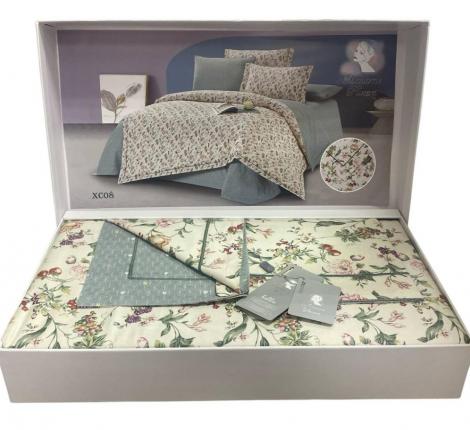 Постельное бельё Madame Plumes "LAVENDER LULLABY" XC-08 Сатин, Евро