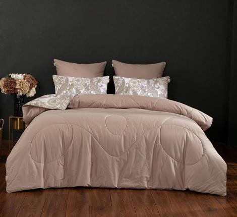 Постельное белье с одеялом "Kazanov.A." Орлеан (капучино жемчуг) Сатин, Евро