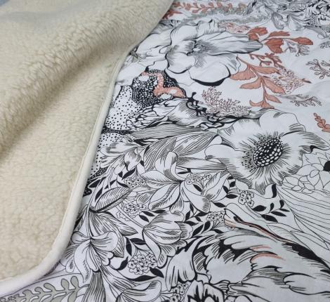 Одеяло тёплое Magic Wool &quot;Локон-Бабочки&quot; шерсть мериноса, 160х200