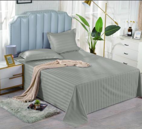 Простыня "Valtery" PRST-59 Страйп Сатин, 240x260