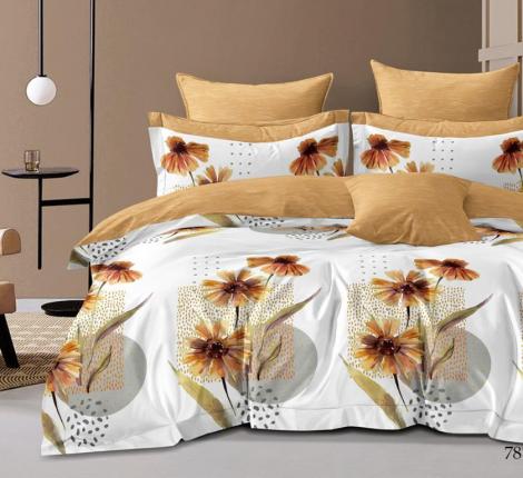 Постельное белье "Cleo" Satin Lux CL15/787-SL Сатин, 1,5 спальный