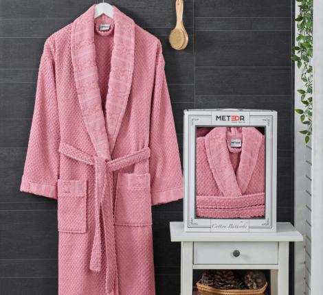 Халат женский METEOR Шалька LYON XXL, брусничный