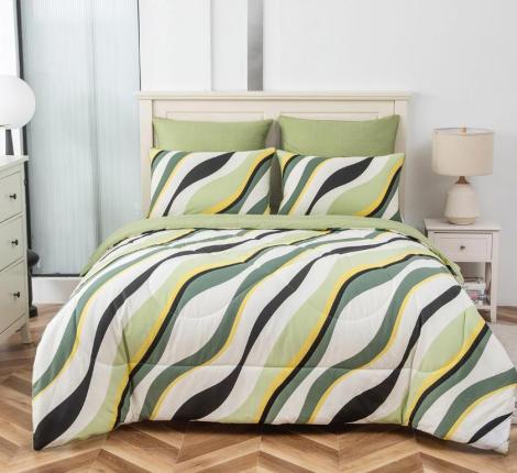 Постельное белье с одеялом "Sofi de Marko" Ришелье №35 Сатин, 1,5 спальный