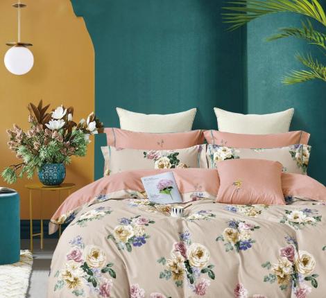 Постельное белье "Cristelle" Amante AM04-157 Сатин, Евро