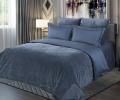 Постельное белье "Kazanov.A." Lindor Premium (деним платина) Egypt Cotton, Евро