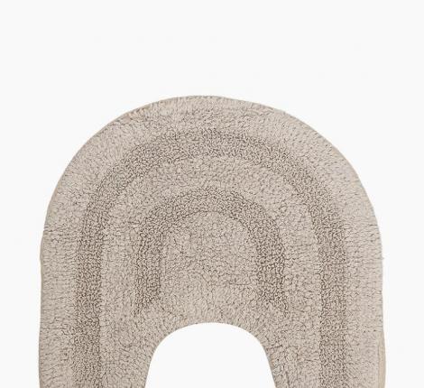Набор махровых ковриков &quot;Sofi de Marko&quot; IRBIS (серая), 60х100+50х50 овальный