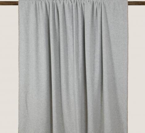 Плед Frati "SOFT BAMBOO" GRIGIO PERLA с тесьмой Matisse (серый с оранжевым), 160х200