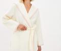 Халат вафельный с капюшоном "Sofi de Marko" Селеста (крем), L