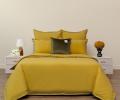 Постельное белье "Sofi de Marko" Саммер (горчичный) Варёный хлопок, Семейный