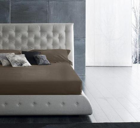 Простыня "Primavelle" Сатин ДеЛюкс 150х215, Какао