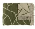 Плед хлопковый "CLAUDI" LINEAS OLIVE, 150х200
