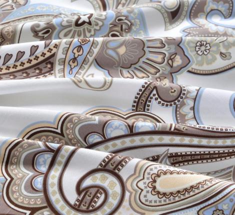 Постельное белье "Sofi de Marko" Атрия (бежевая) Сатин, Семейный