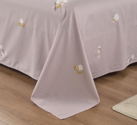 Постельное белье "Sofi de Marko" Адель (пудра) Сатин, Евро