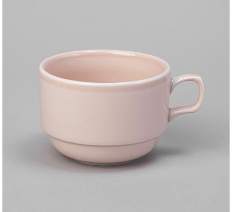 Набор чайных чашек 6 штук "TINT", 250 мл (розовый)