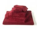 Полотенце махровое "Blanc des Vosges" UNI GRIOTTE (вишневый), 30х50-2шт.
