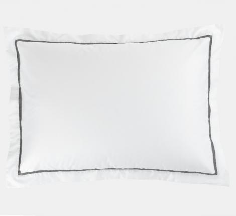 Наволочка с узкой отделкой "ALPINE GRAPHITE ALLURE GRASS" Мако-Сатин, 50х70 (2шт)