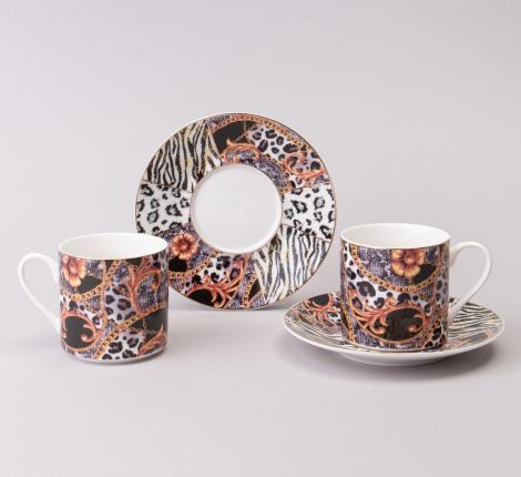 Кофейный набор "TOP STYLE" 165-617 на 2 персон, 4 предмета (180 мл)