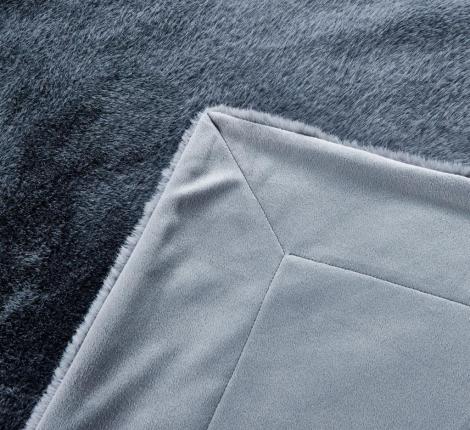 Плед "Sofi de Marko" Филиция (серо-голубой) Искусственный мех, 160х220