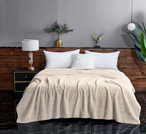 Плед "Sofi de Marko" София (кремовая) Велсофт, 160х220